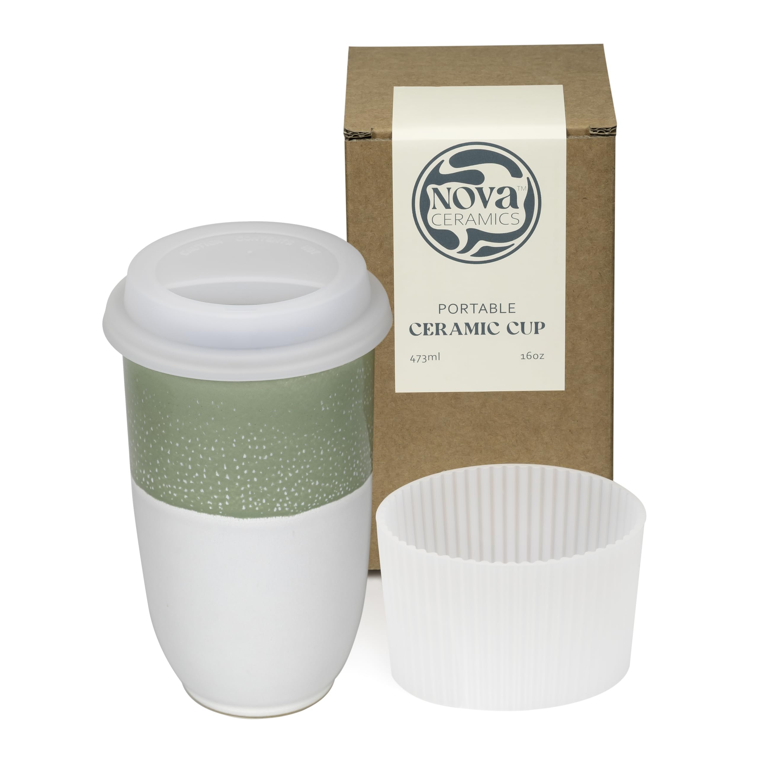 NOVA CERAMICS Ceramic Travel Mug 12oz – Monsoon
