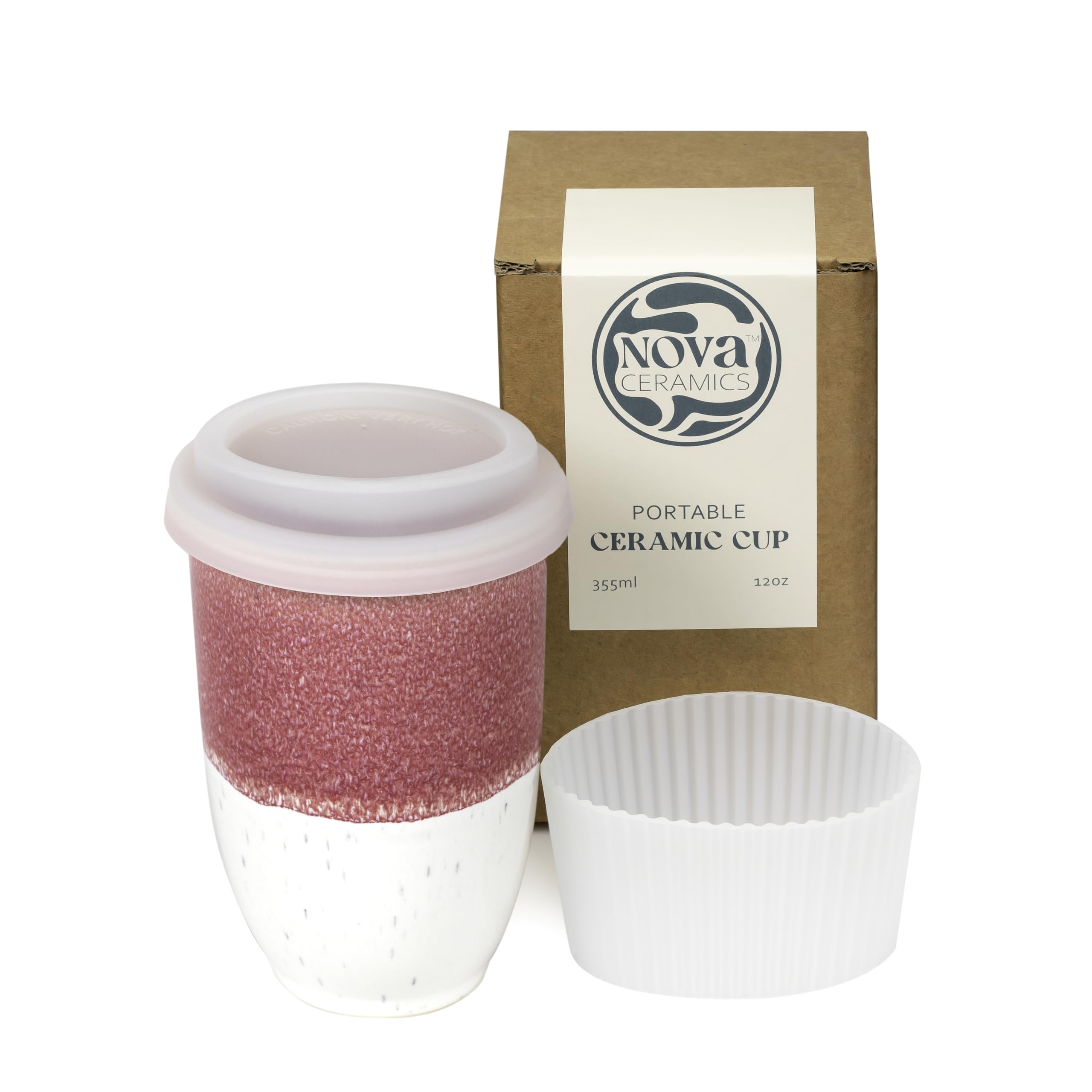 NOVA CERAMICS Ceramic Travel Mug 12oz – Monsoon