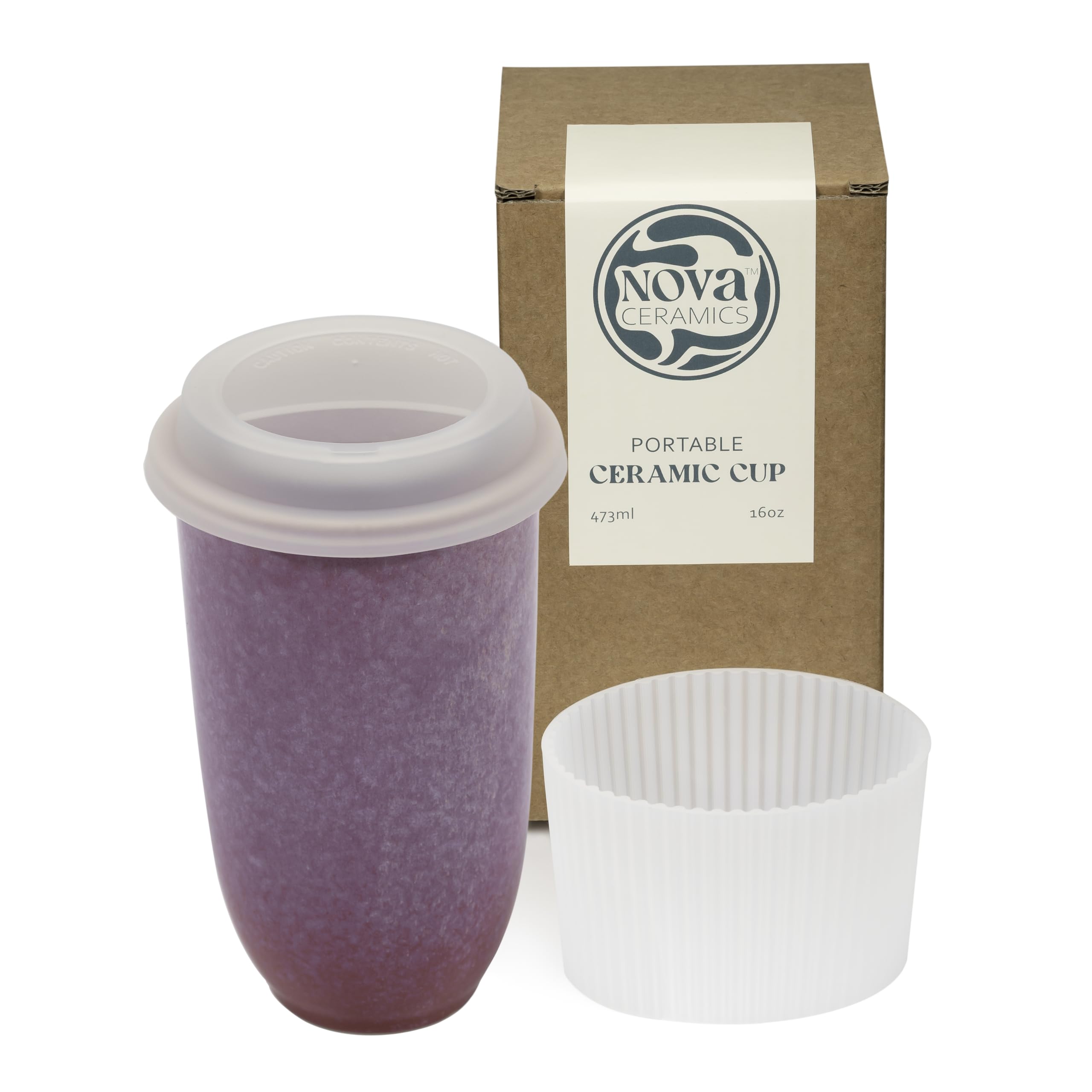 NOVA CERAMICS Ceramic Travel Mug 12oz – Monsoon