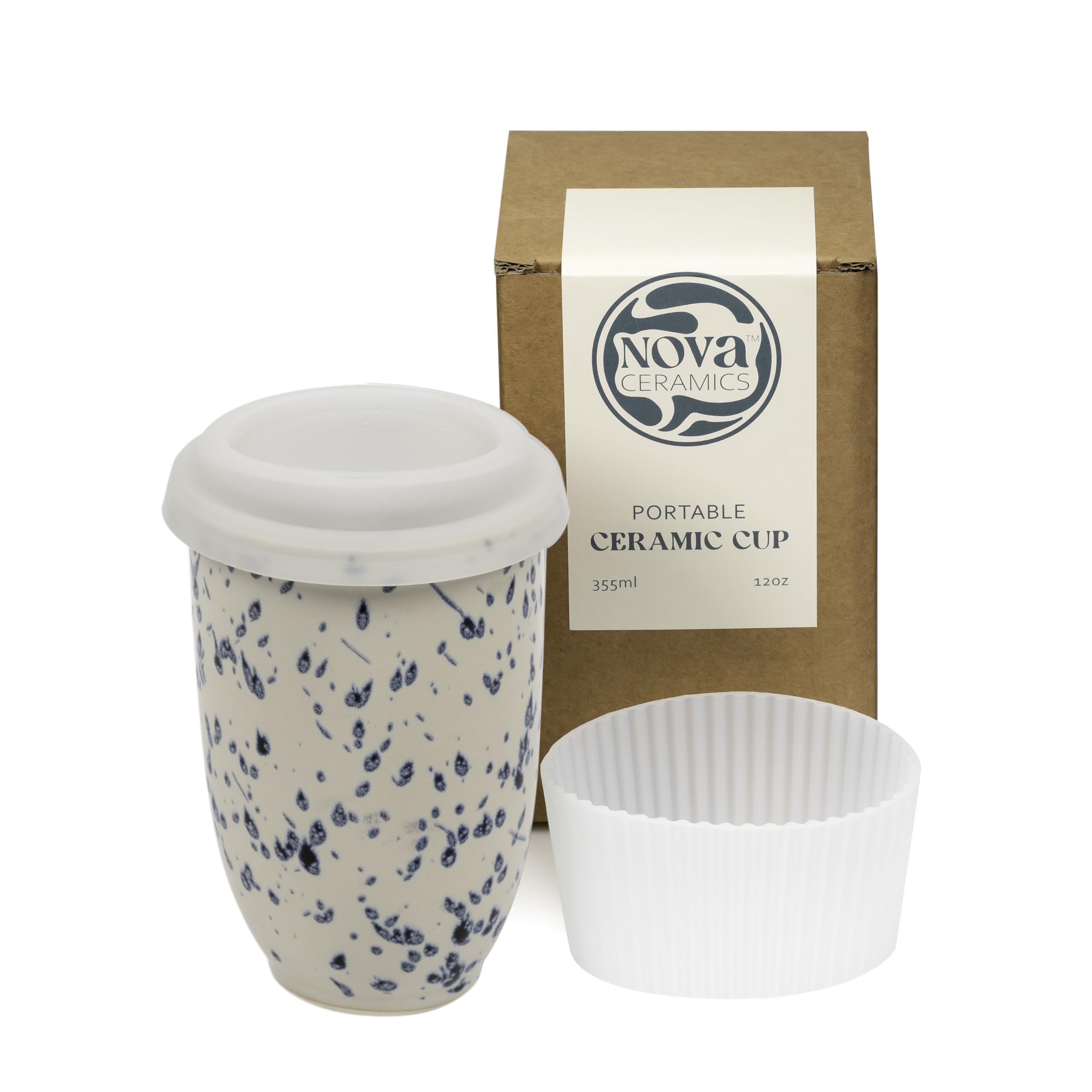 NOVA CERAMICS Ceramic Travel Mug 12oz – Monsoon