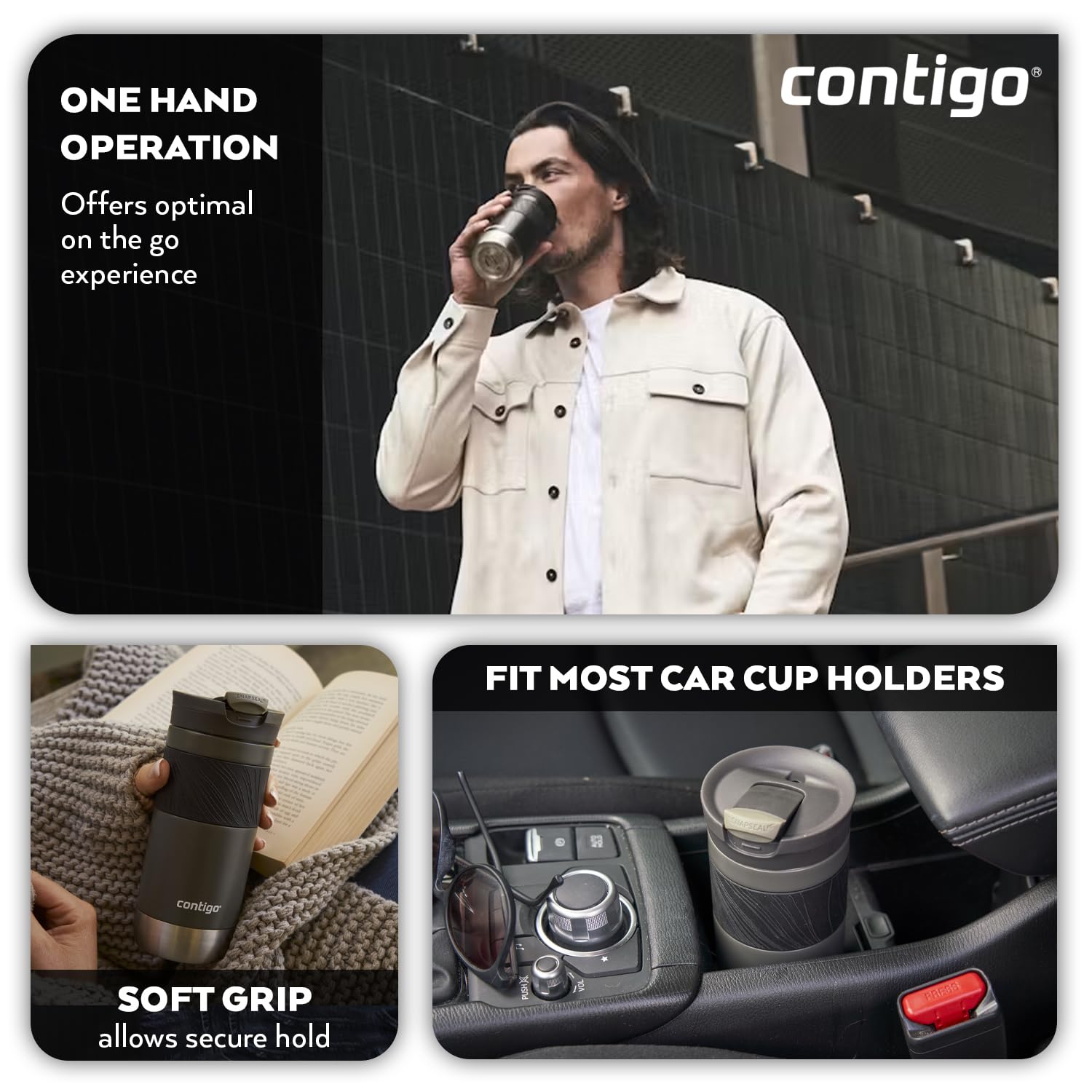 Contigo Byron SNAPSEAL™ Travel Mug, 470 ml