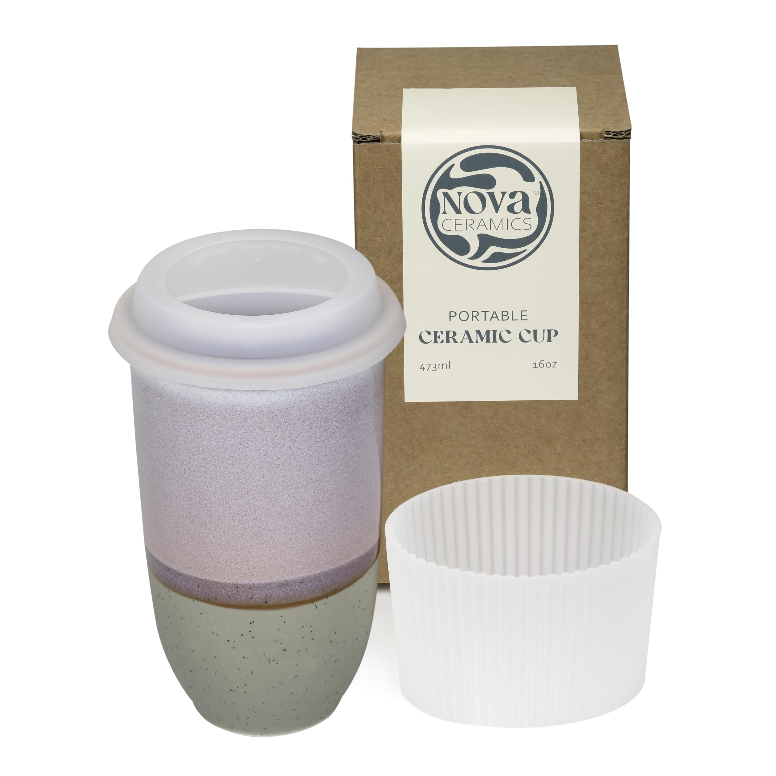NOVA CERAMICS Ceramic Travel Mug 12oz – Monsoon