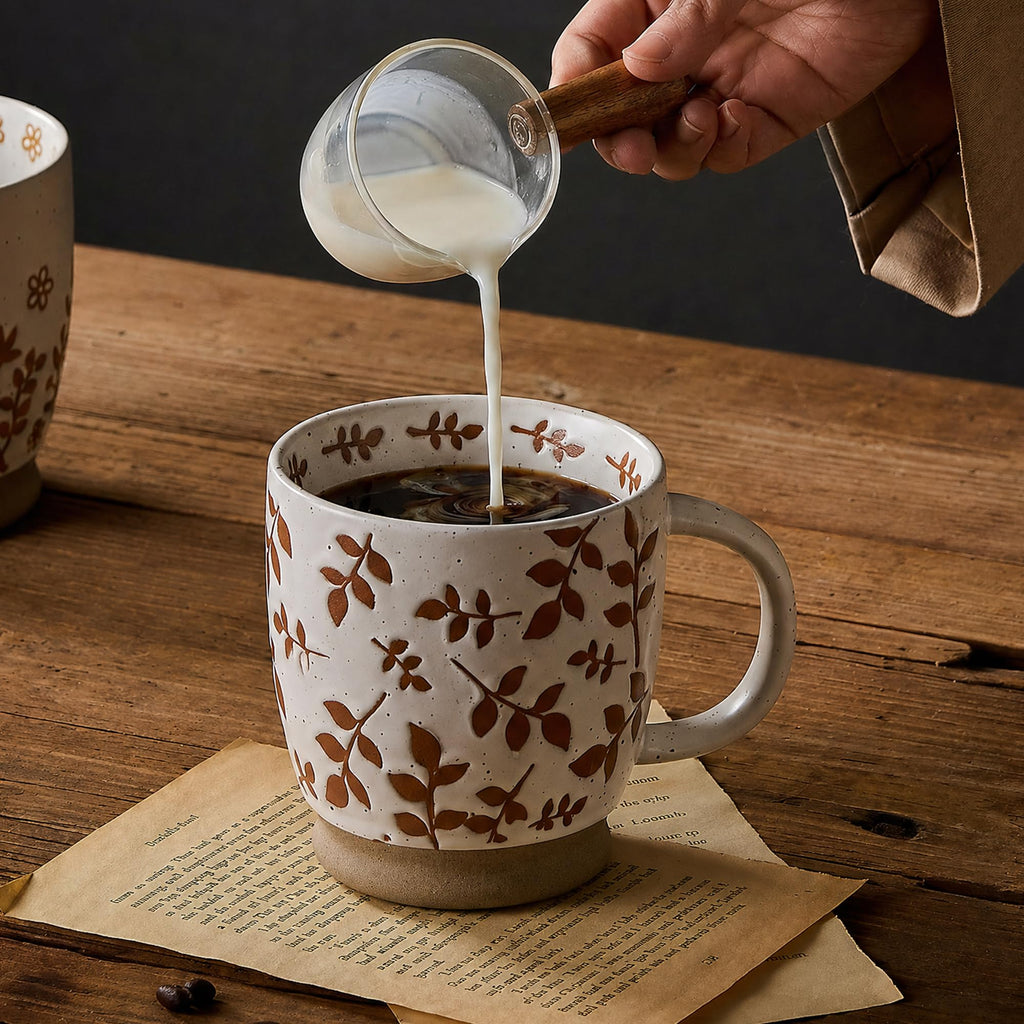 Swuut Rustic Ceramic Coffee Mugs – 18oz