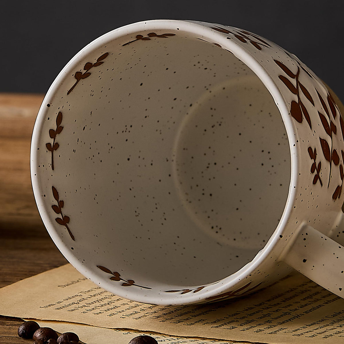 Swuut Rustic Ceramic Coffee Mugs – 18oz
