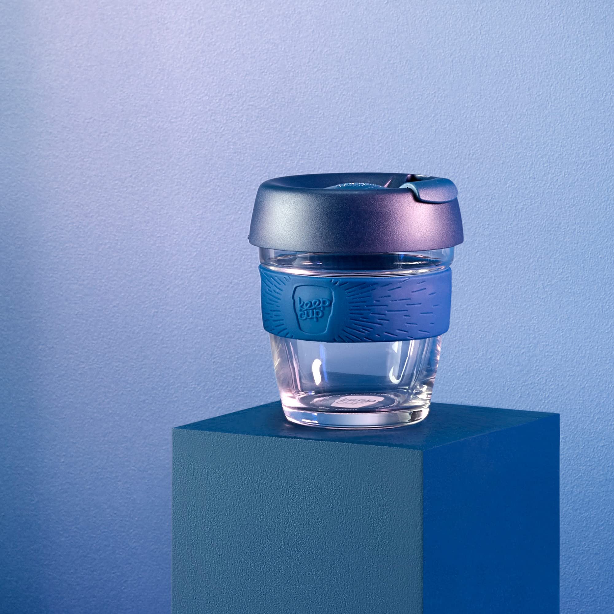 KeepCup Brew Reusable Coffee Cup | Tempered Glass & Splashproof Lid