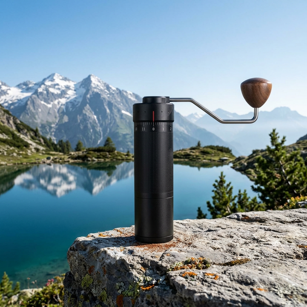 MHW-3BOMBER Manual Coffee Grinder | 0.016mm/Click Conical Burr | Adjustable Grind | Stainless Steel Barista Tool