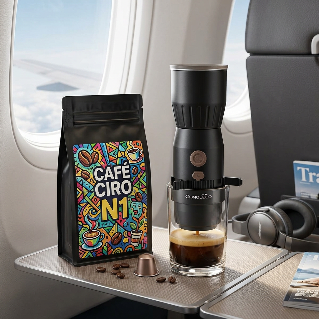 CONQUECO Mini Portable Espresso Machine – 160ml