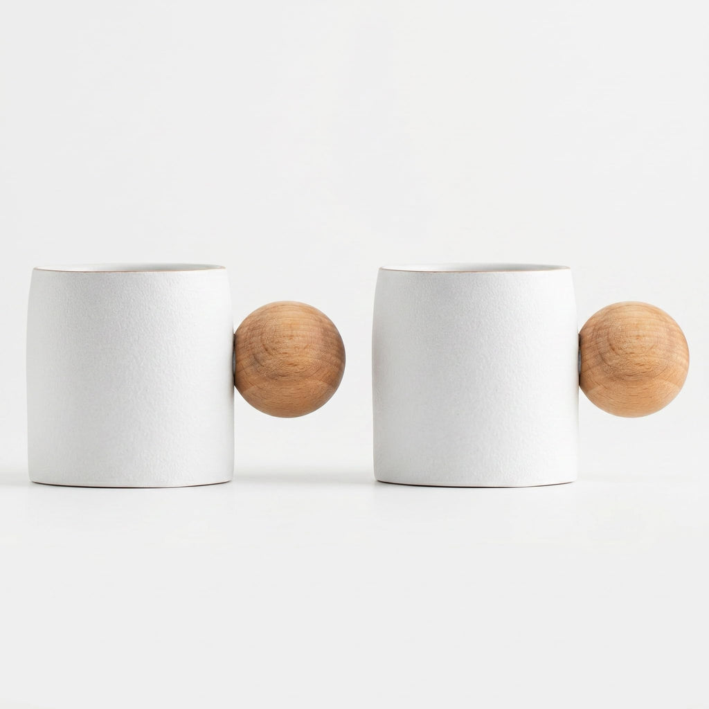 with round wooden handles, shown side by side on a clean white background.