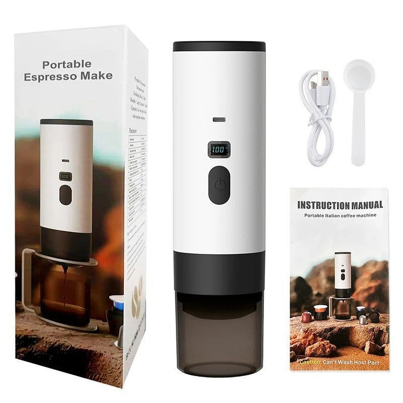 3-in-1 Portable Wireless Espresso Coffee Maker Travel Machine For Car & Home New