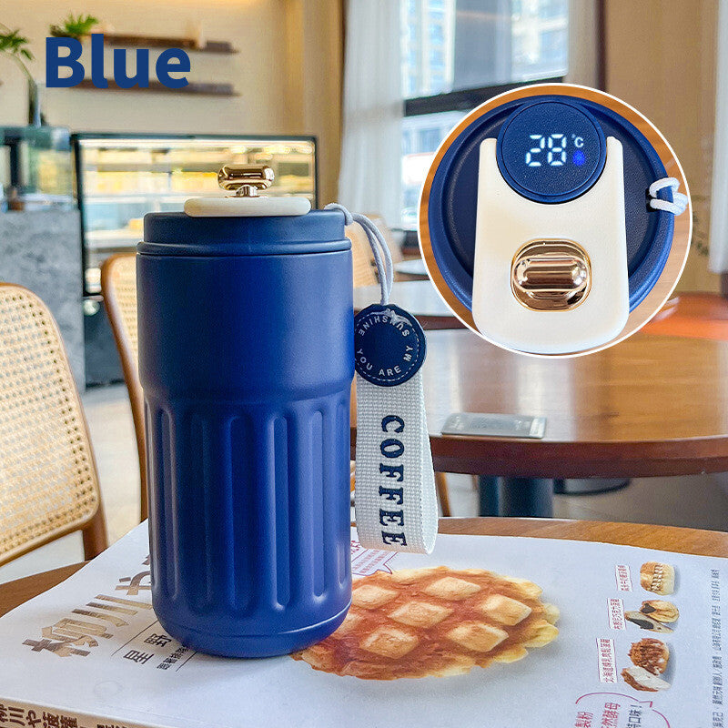 Smart Leakproof Insulated Thermal Travel Stainless Steel Coffee Mug Cup Flask UK