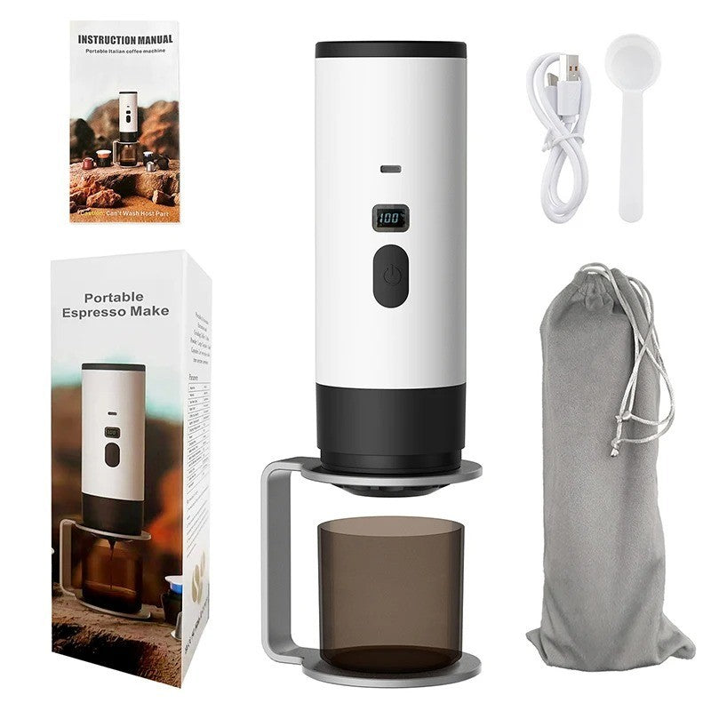 3-in-1 Portable Wireless Espresso Coffee Maker Travel Machine For Car & Home New