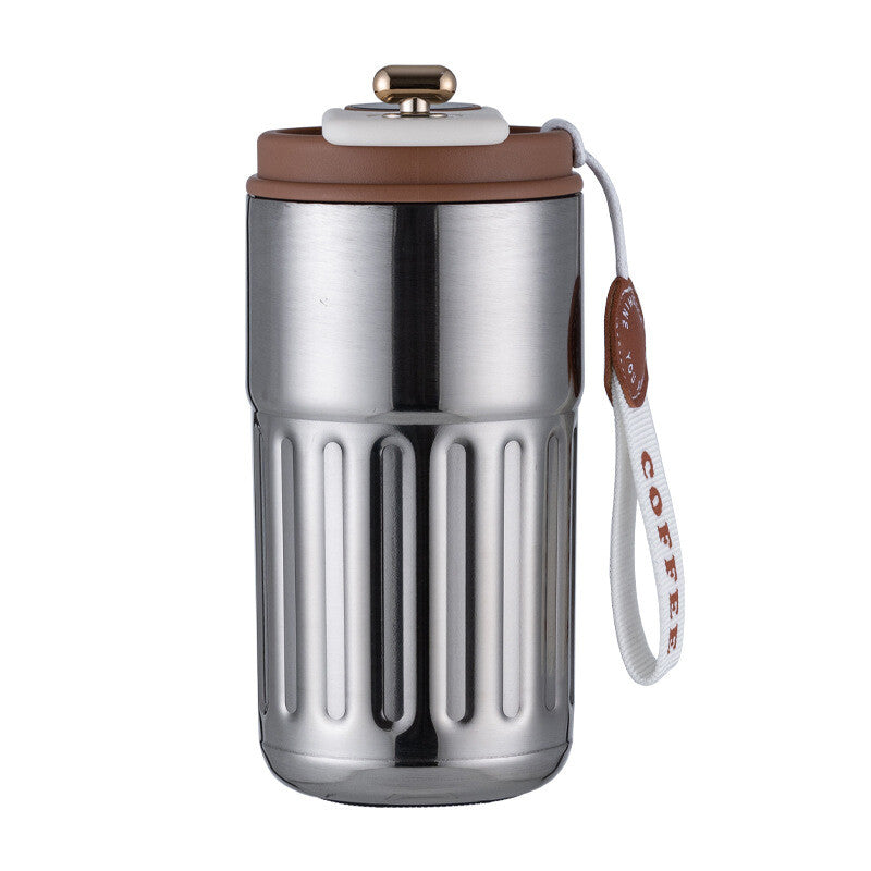 Smart Leakproof Insulated Thermal Travel Stainless Steel Coffee Mug Cup Flask UK