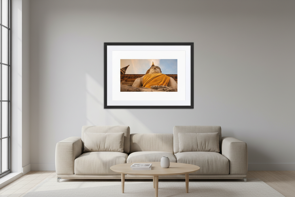 Thai Buddha — Living Room Mockup
